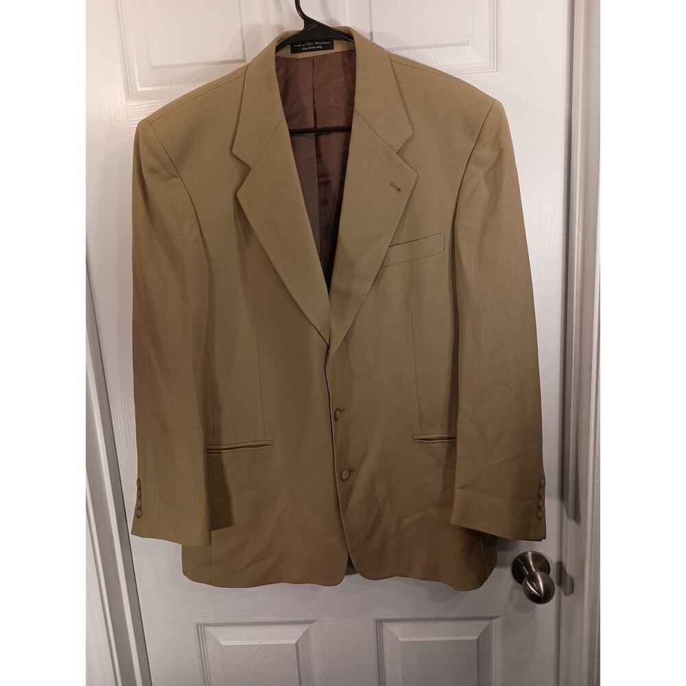 Chereskin Blazer Jacket Size R 42 Brown